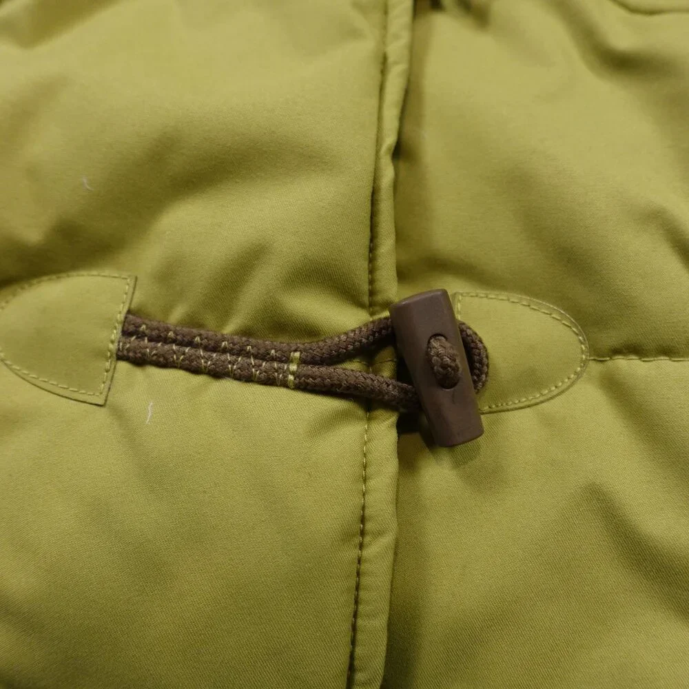 Nike Dew Tour Puffer‎ Vest Women’s Small Yellow Toggle Insulated